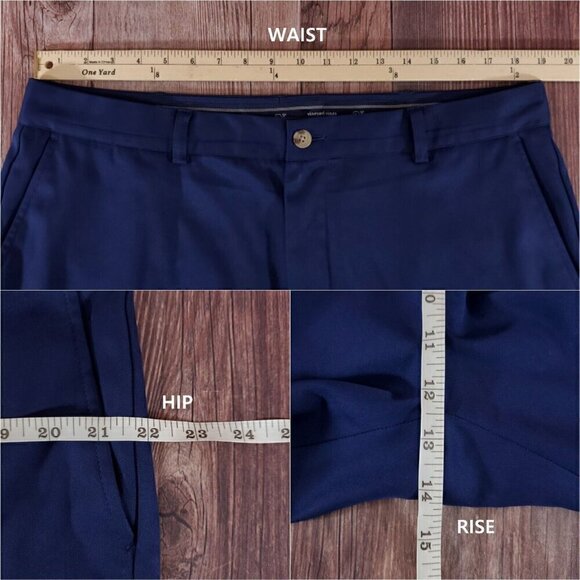 *READ* Vineyard Vines Mens Size 38X27.75 Navy Blue Performance Links Golf Pants - Picture 14 of 15